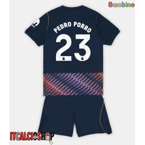 Tottenham Hotspur Pedro Porro #23 Seconda Maglia Bambino 2026-27 Manica Corta (+ Pantaloni corti)